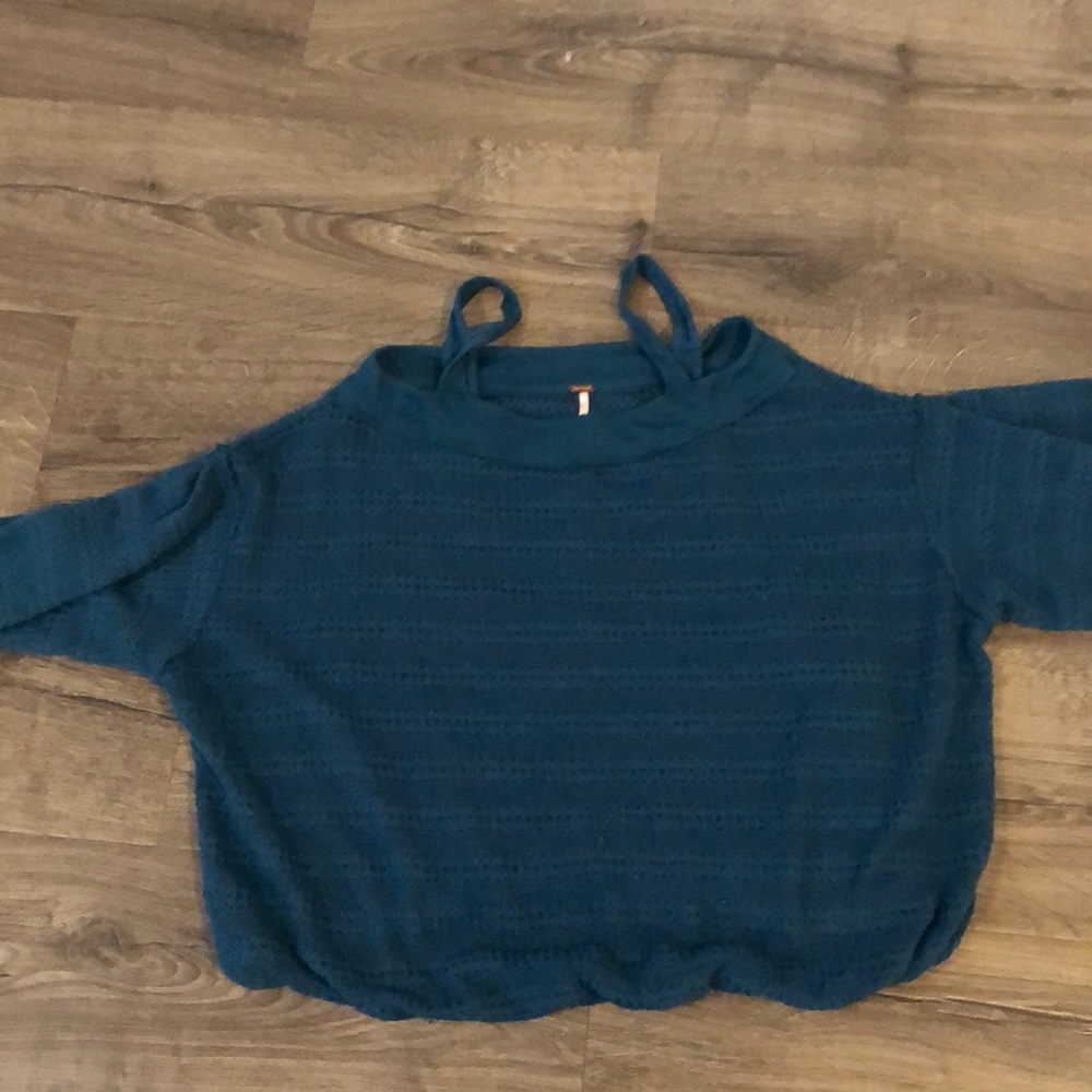 FREE PEOPLE  knit top w/built in tank top